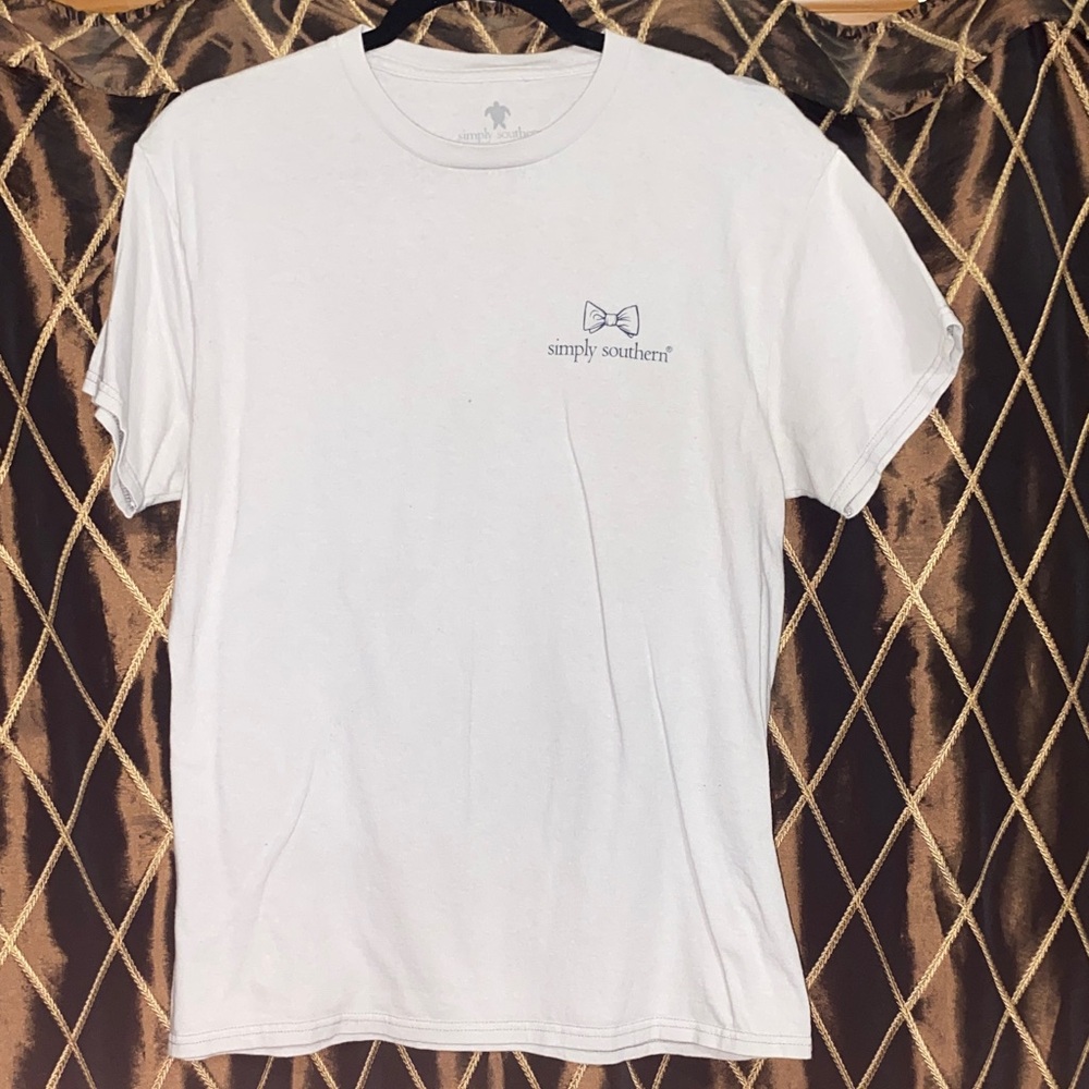 Simply Southern White Short Sleeve Tee